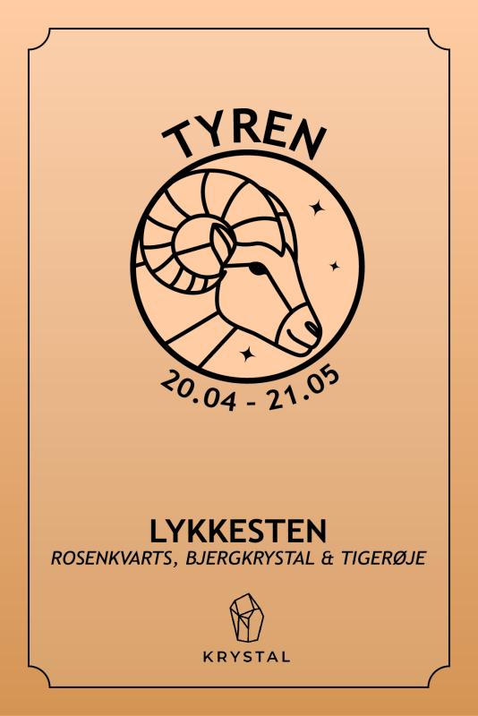 Krystalsæt tyren -kun 99 kr.-  krystal.dk