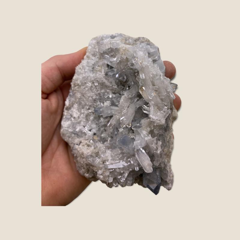 Celestit geode brud 800 gram - 500 kr.- krystal.dk