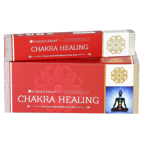 Se Chakra Healing røgelse hos Krystal.dk