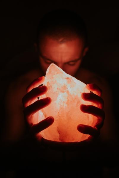Saltlampe - Krystal.dk