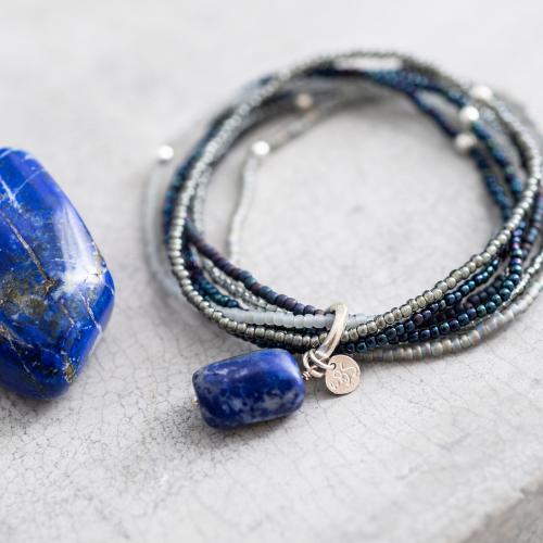 Nirmala Lapis Lazuli armbånd			
