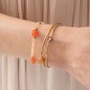 Karneol og Citrin guld Birthday armbånd fra A beautiful Story