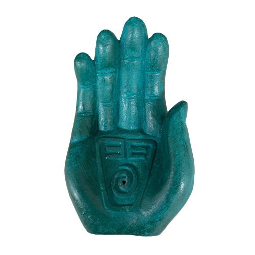 Buddhas hånd røgelsesholder 1 - krystal.dk